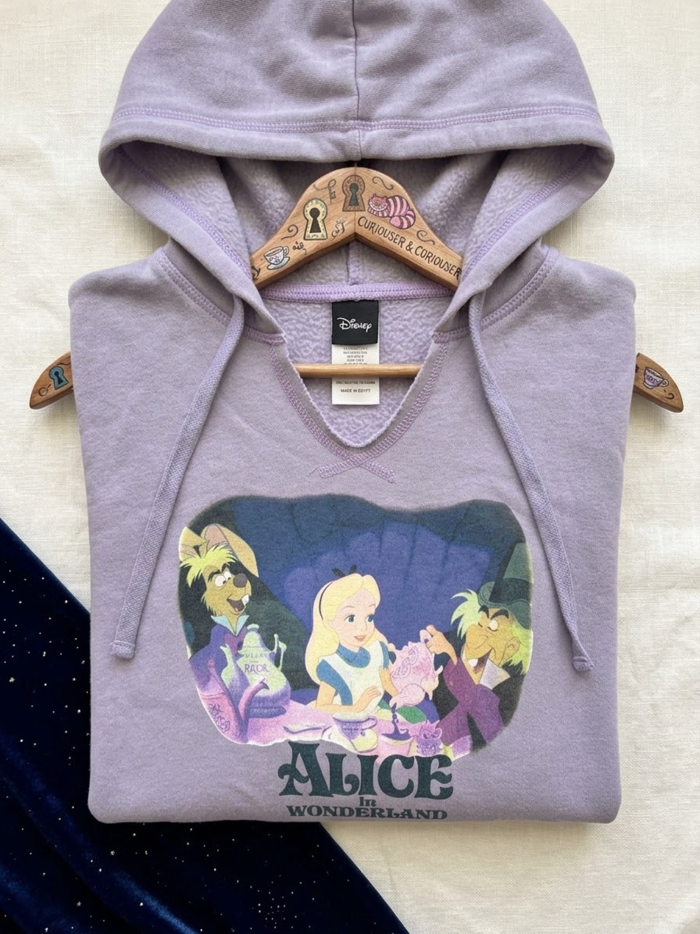 Disney Lavender Alice in Wonderland Kids Hoodie